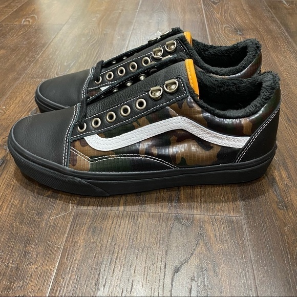 Vans Old‎ Skool All Weather MTE Women’s Sneakers Black/Camo Size 9 - Picture 7 of 13